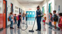 school sweepers allergen safety