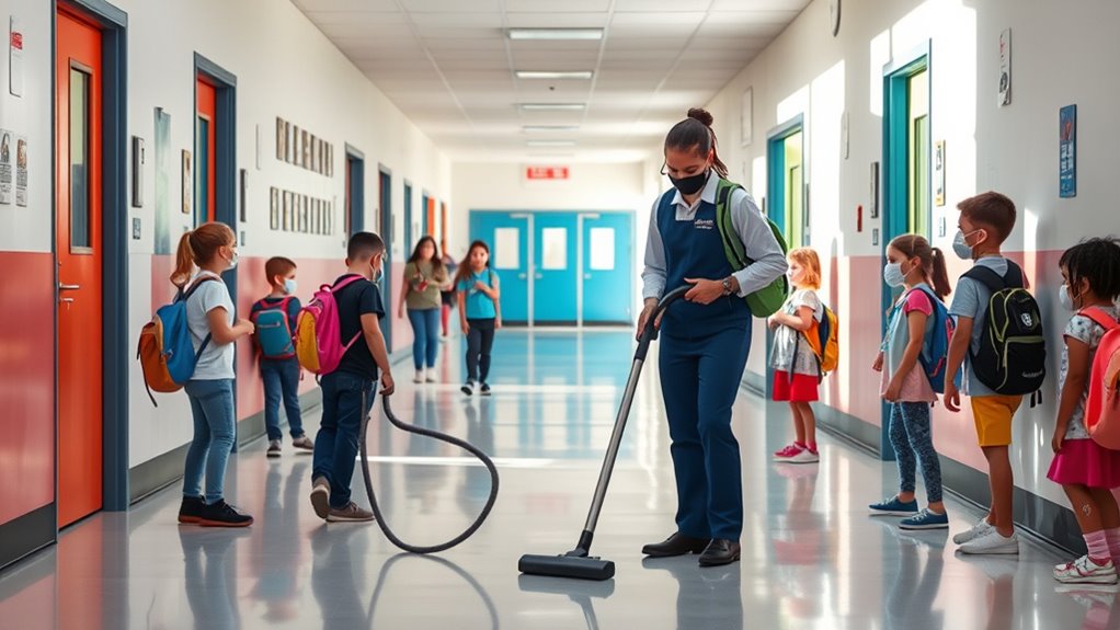 school sweepers allergen safety