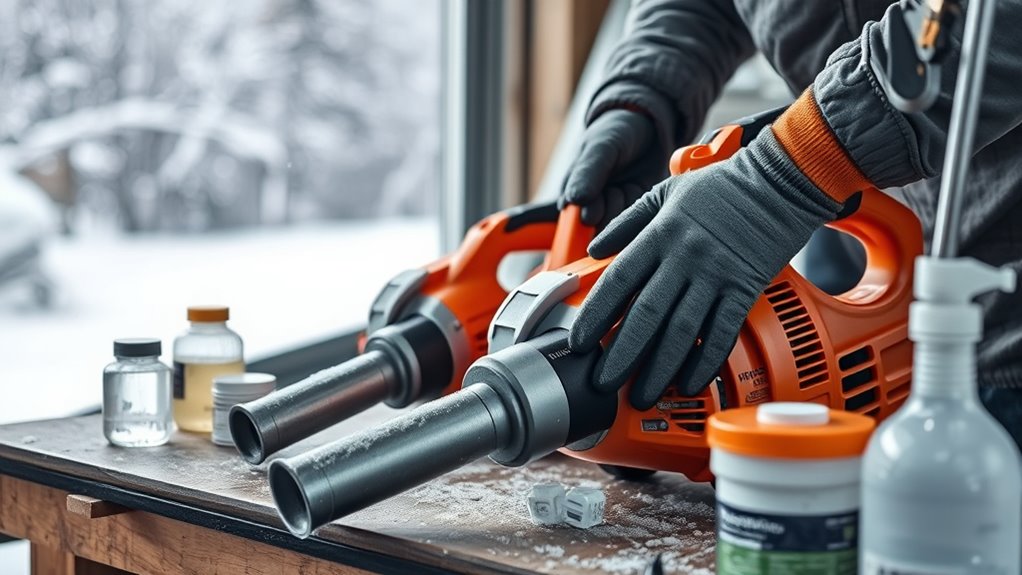 winterize fuel and batteries