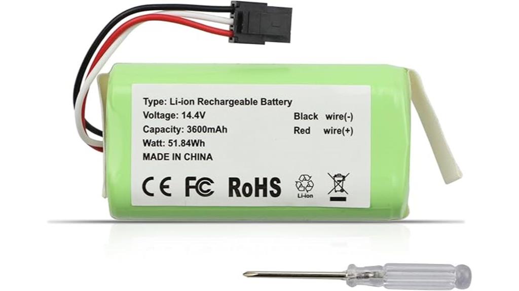 14 4v vacuum battery replacement