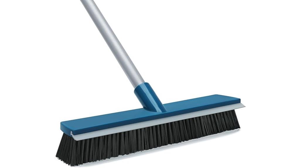 16 inch broom with squeegee