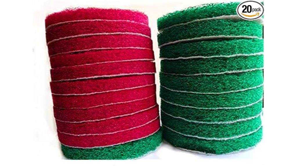 20 piece scrub pad set