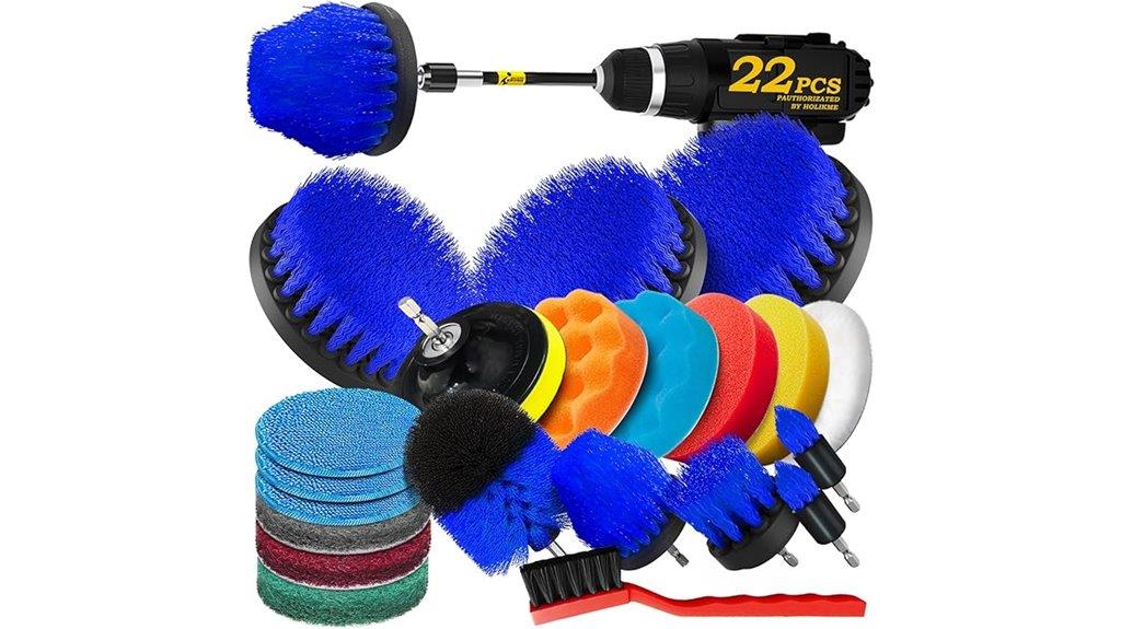 22 piece drill brush set