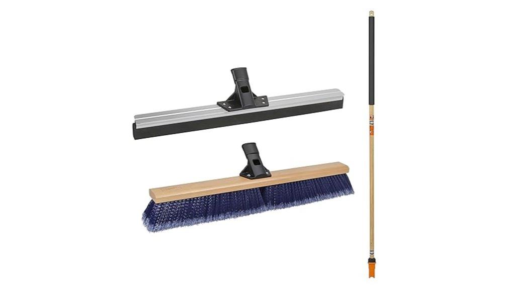 24 inch squeegee broom set