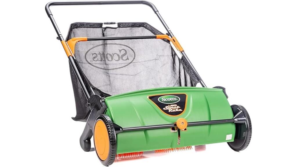 26 inch push lawn sweeper