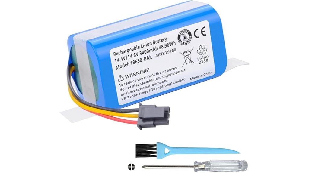 3400mah vacuum battery