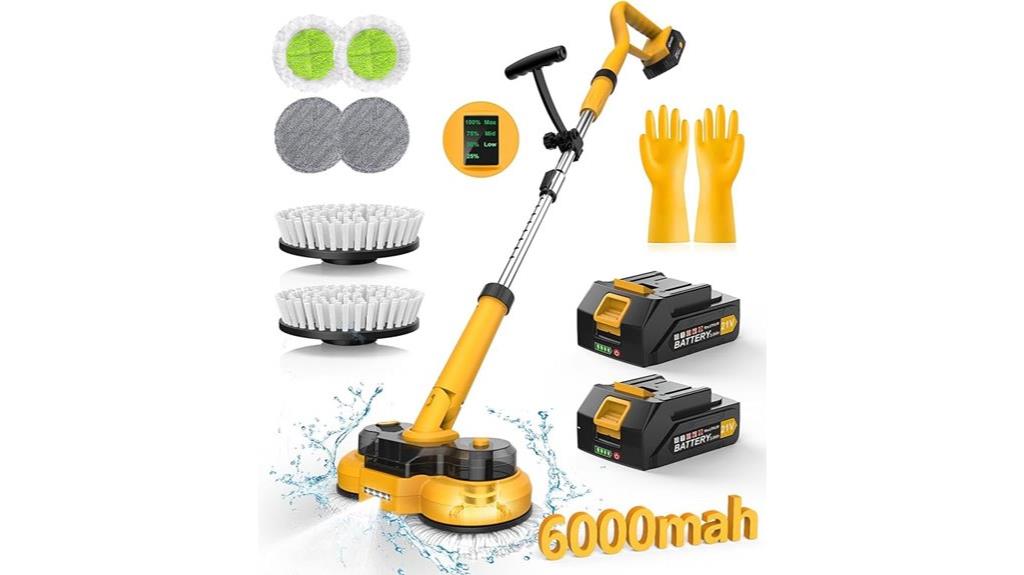 6000mah electric mop