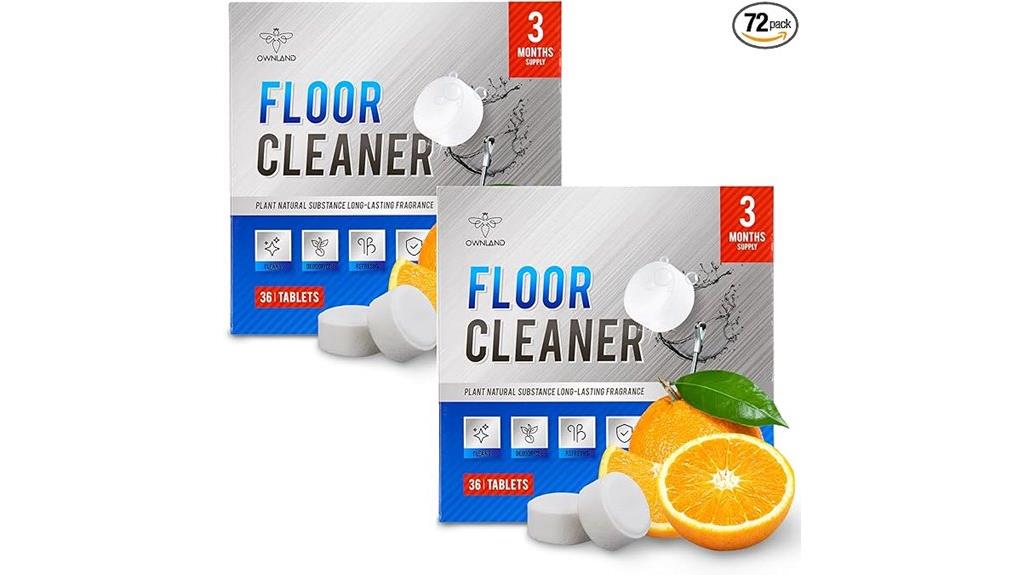 72 pack floor deodorizer tablets