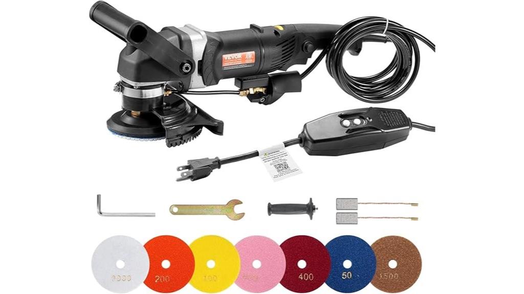 800w wet polisher kit