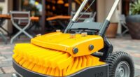 adjust cafe sweeper brush