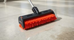 adjust garage sweeper brush