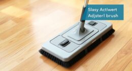 adjust push sweeper brush