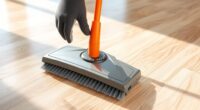 adjust sweeper brush height