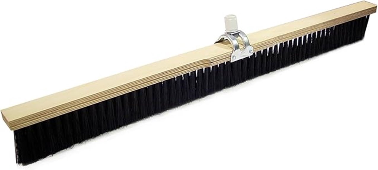 adjustable handle concrete broom