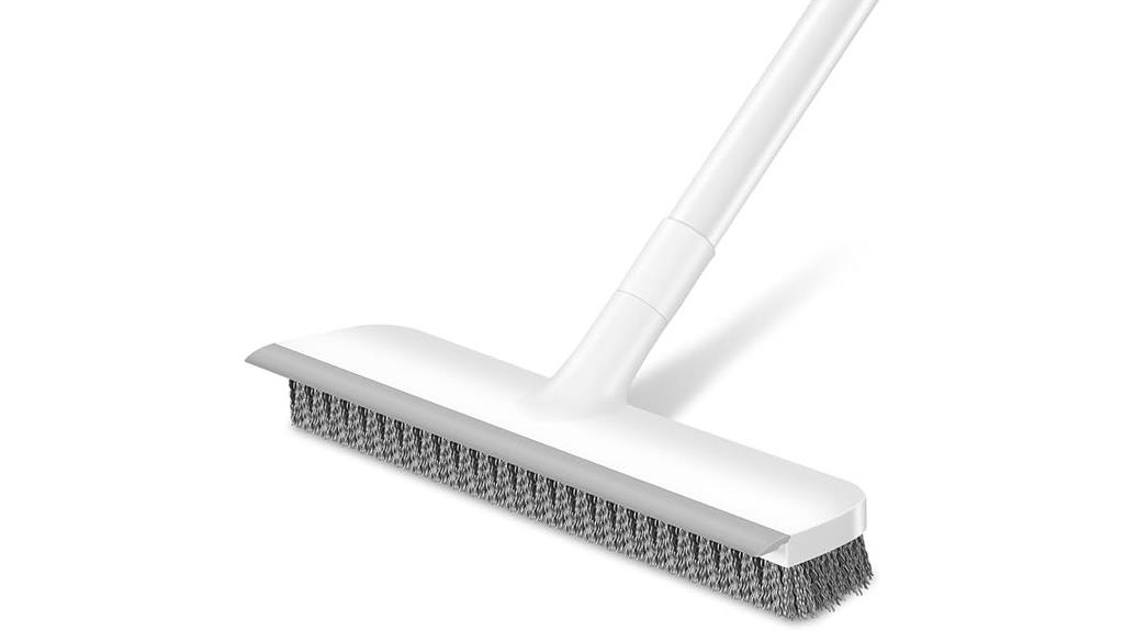 adjustable handle floor scrubber
