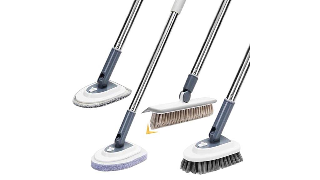 adjustable long handle brush