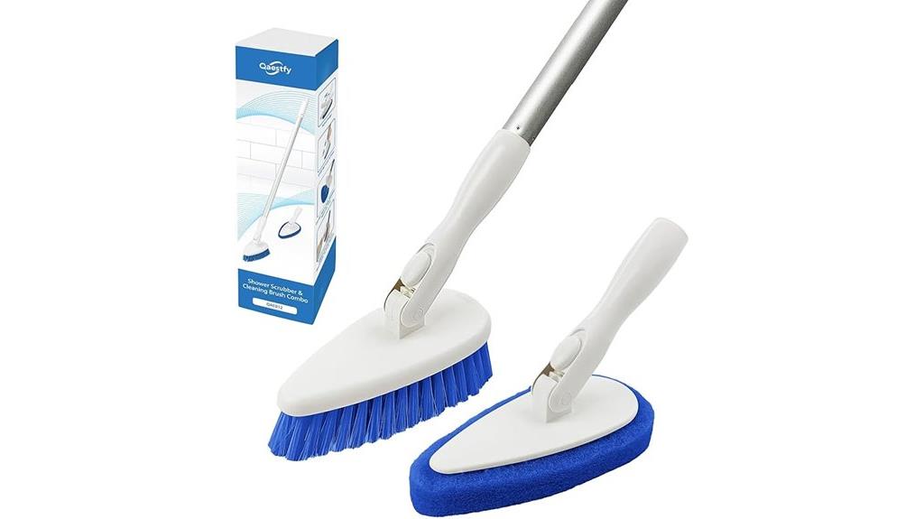adjustable long handle brush