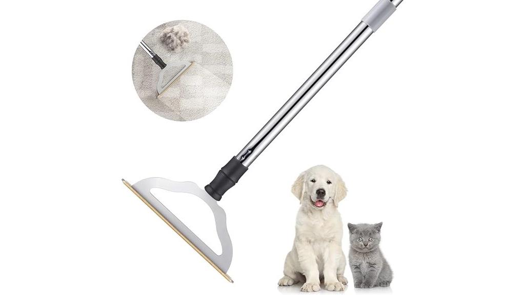 adjustable long handle carpet remover