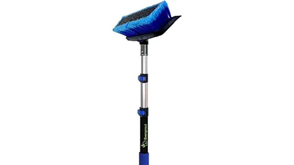 adjustable long handled scrub brush