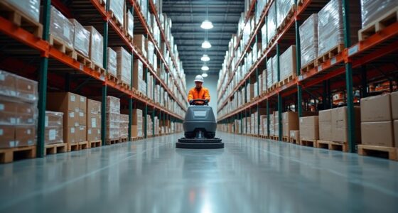 aisle scrubber maintenance schedule