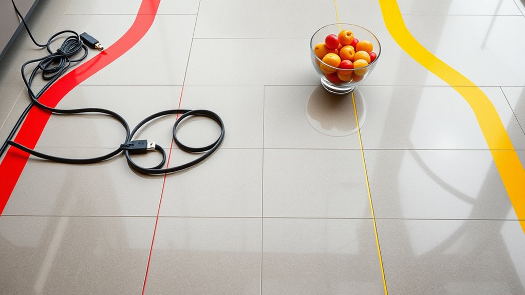 avoid cords and bowls