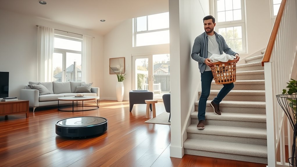 balance manual and robotic cleaning