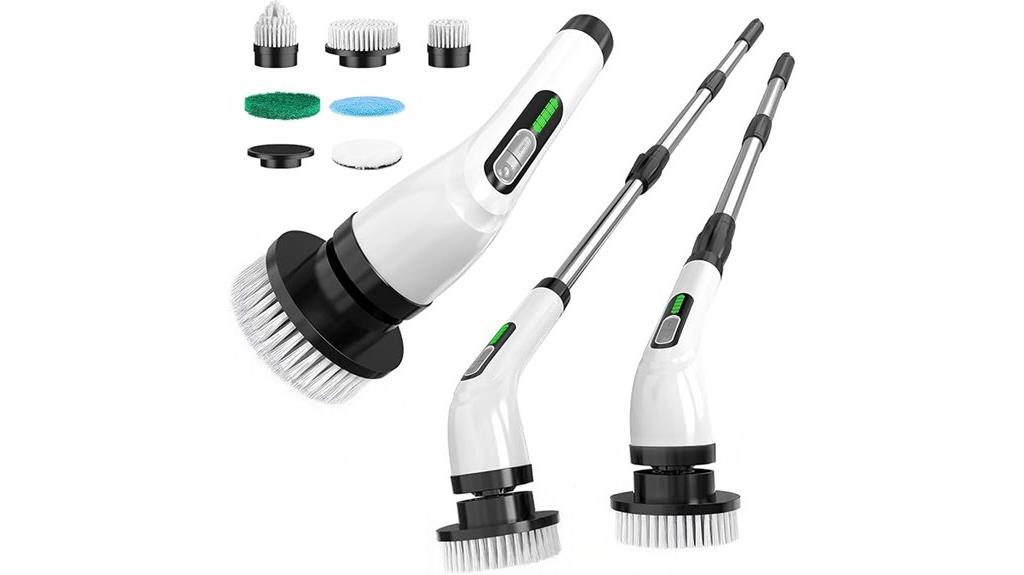 battery powered bathroom scrubber