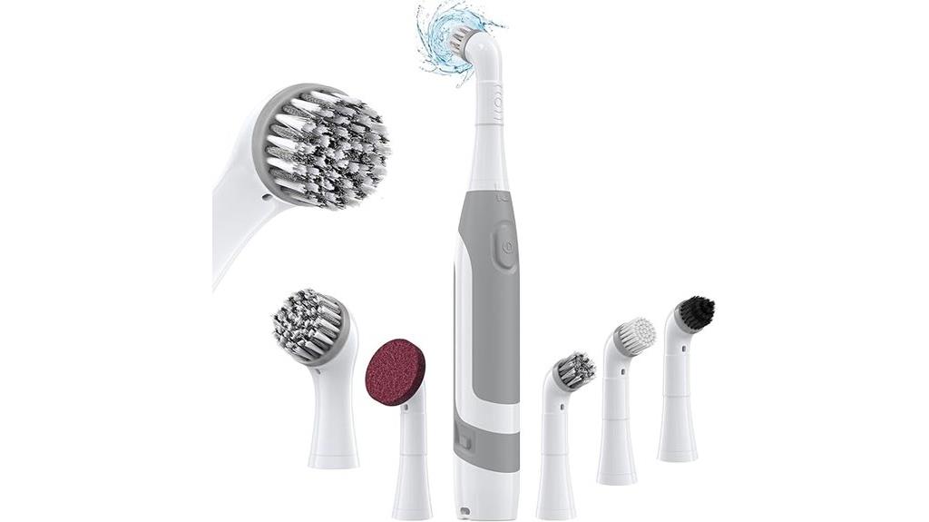 battery powered electric cleaning brush