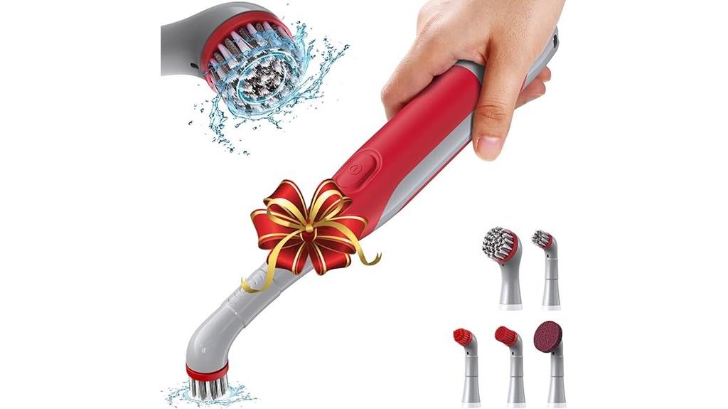 battery powered grout cleaner