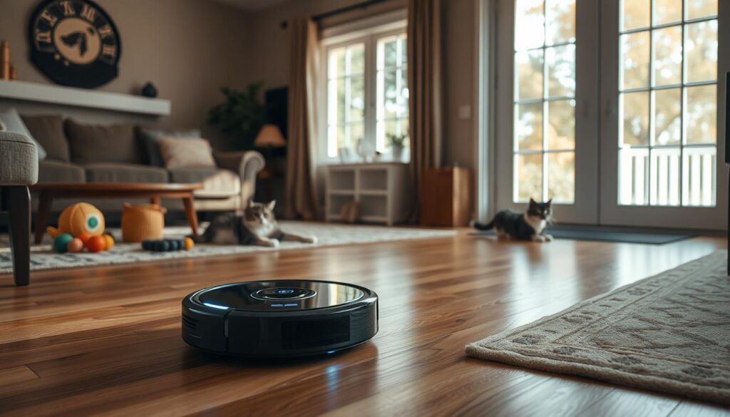 best robot for hardwood floors pets