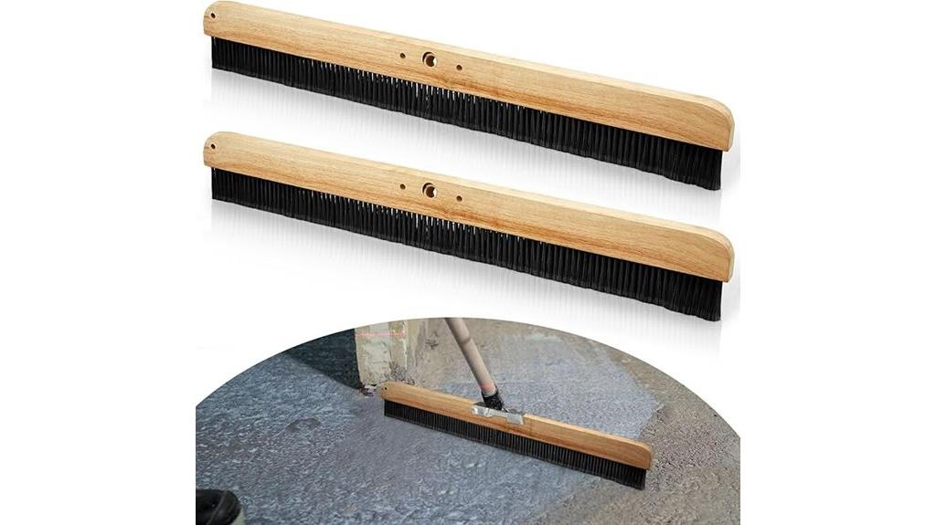 black concrete broom set