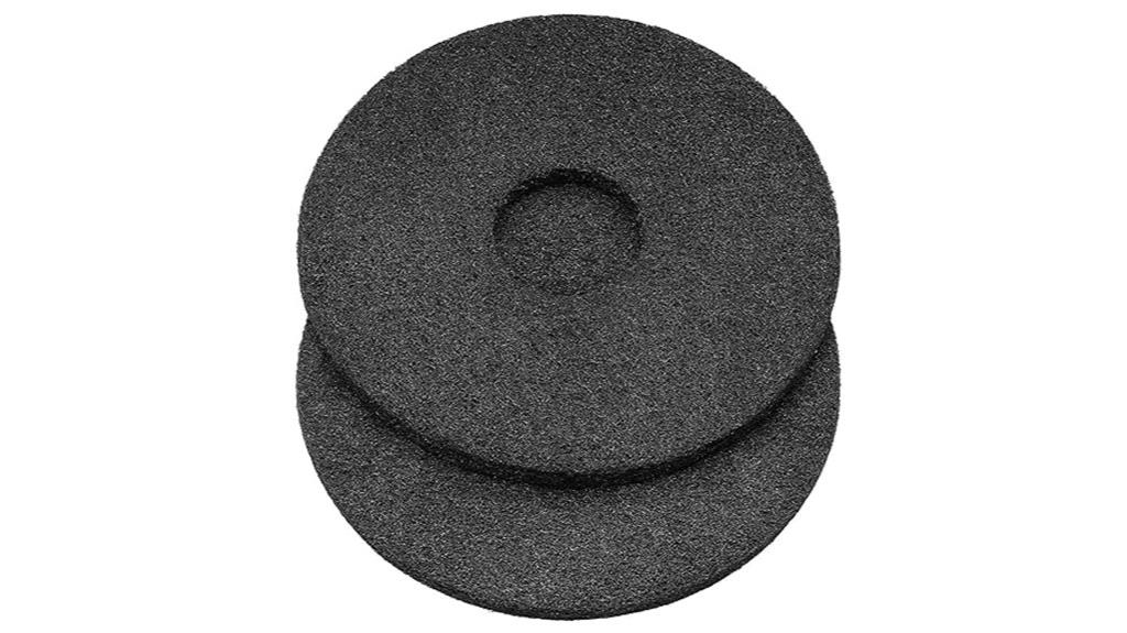black scrubbing pads pack