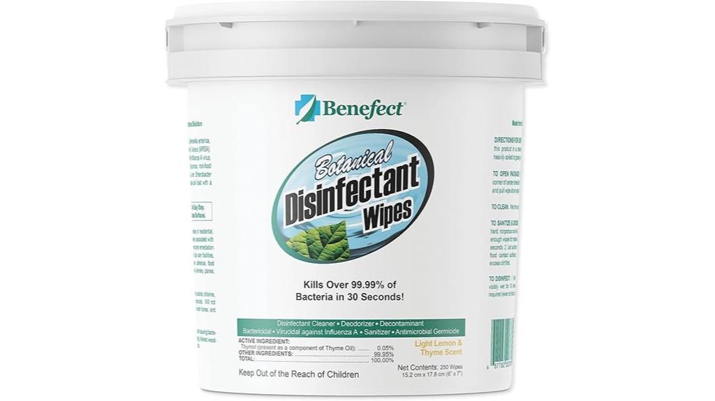 botanical disinfecting wipes