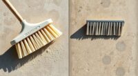 bristle stiffness for concrete