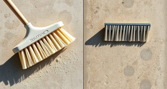 bristle stiffness for concrete