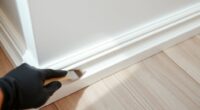 cafe baseboard edge finishing