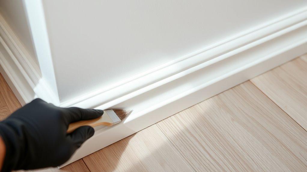 cafe baseboard edge finishing
