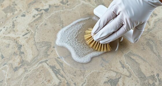 careful natural stone cleaning