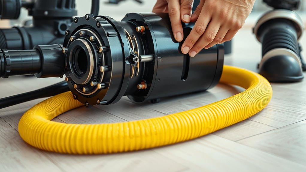 check and maintain vacuum components