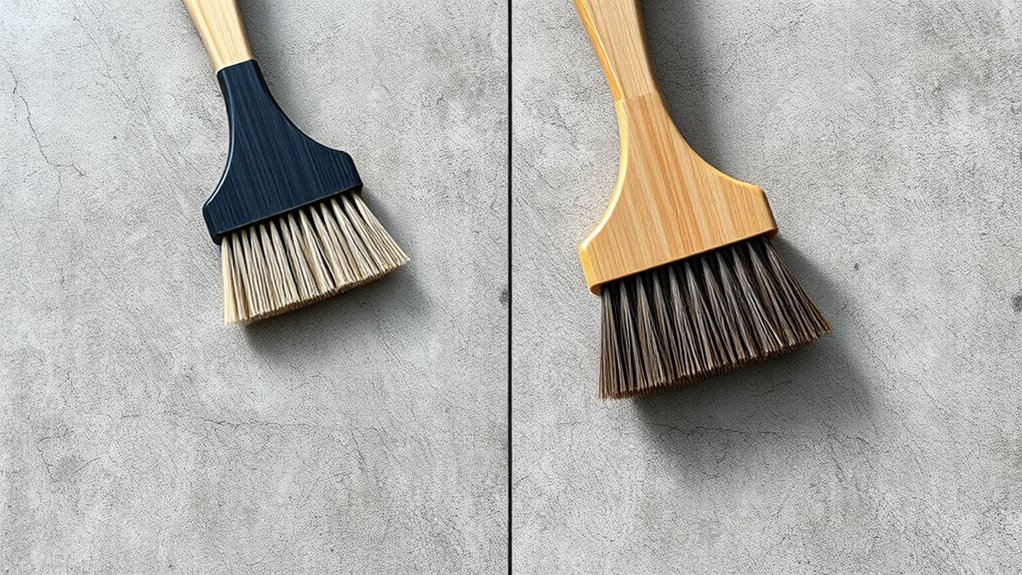 choose appropriate brush stiffness