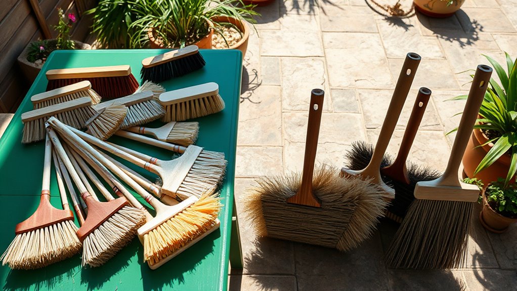 choose appropriate outdoor cleaning tools