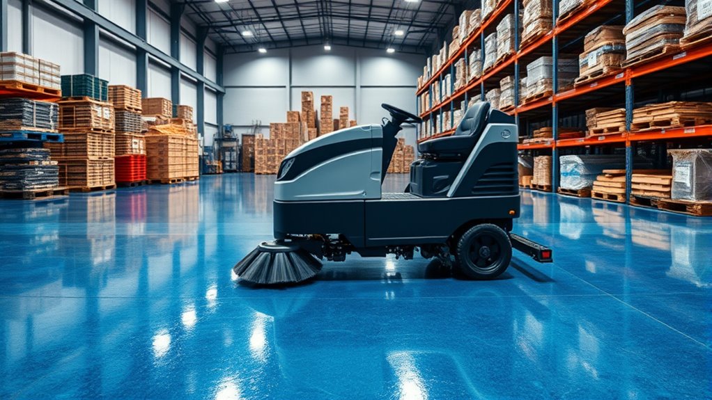 choosing the right warehouse scrubber
