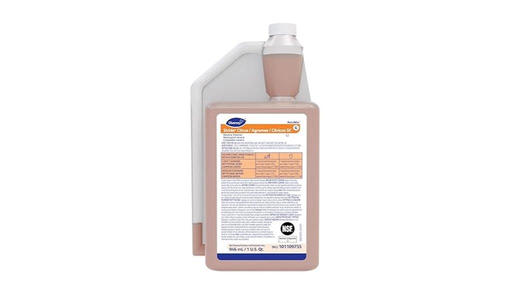 citrus scented neutral cleaning solution