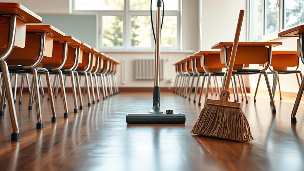 classroom cleaning equipment choice