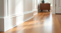 cleaning edges and baseboards