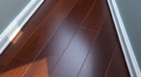 cleaning edges on dark floors