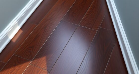 cleaning edges on dark floors