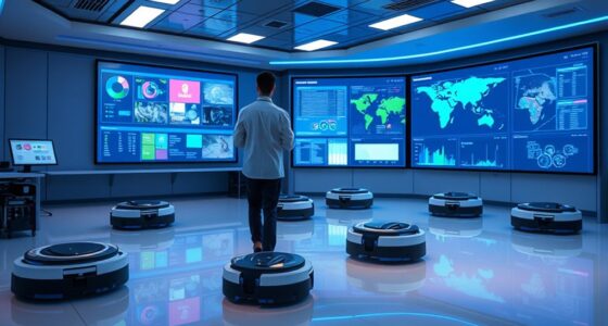 cleaning robot fleet management