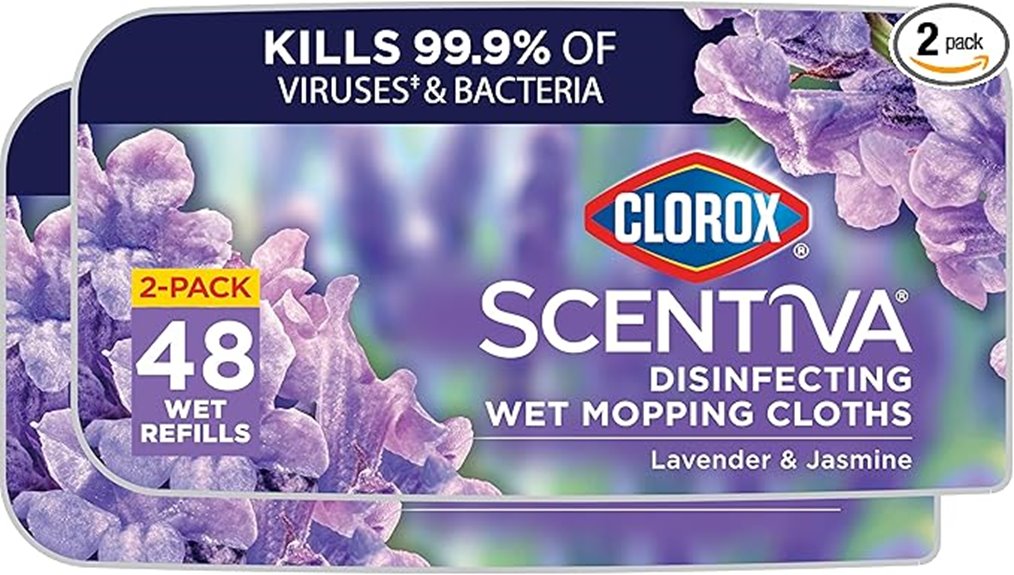 clorox scentiva mop pads