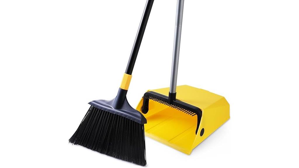 commercial broom and dustpan set
